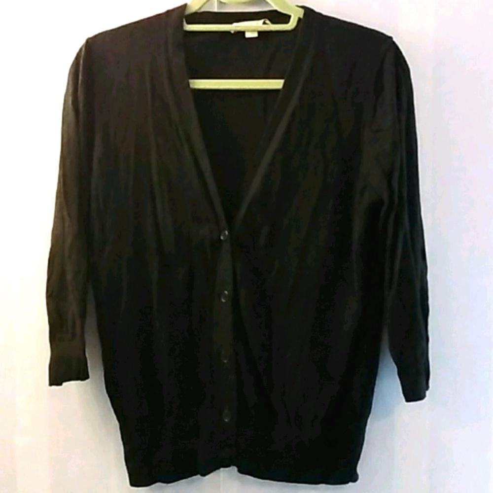 Black cardigan